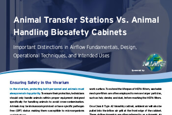 The difference between animal transfer stations and biosafety cabinets white paper