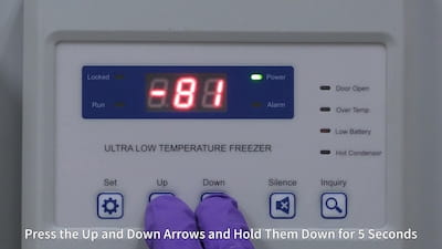 Blizzard NU-99100J Ultralow Freezer Erasing USB Exportable Data