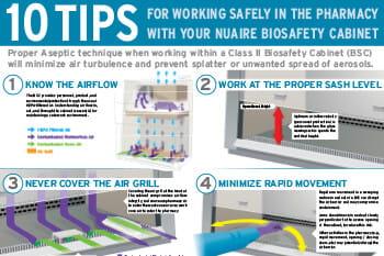 10 Tips for Working Safely in the Pharmacy with Your Biosafety Cabinet