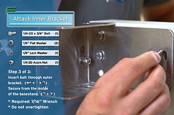 Assembling the Mounting Block for the Keyboard and Monitor Mount Video