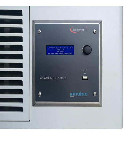 Ultralow Temperature Freezer CO2 and LN2 back-up system