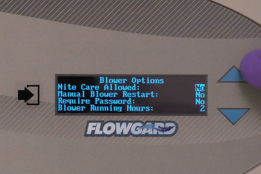 FlowGard control system motor blower options video