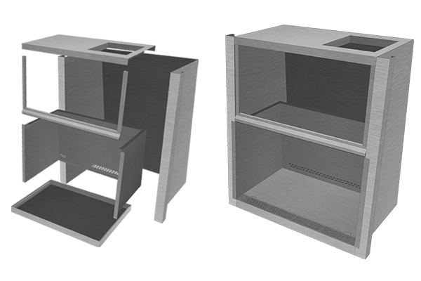 Monolithic - NuAire LabGard Class II Type A2 Biosafety Cabinets