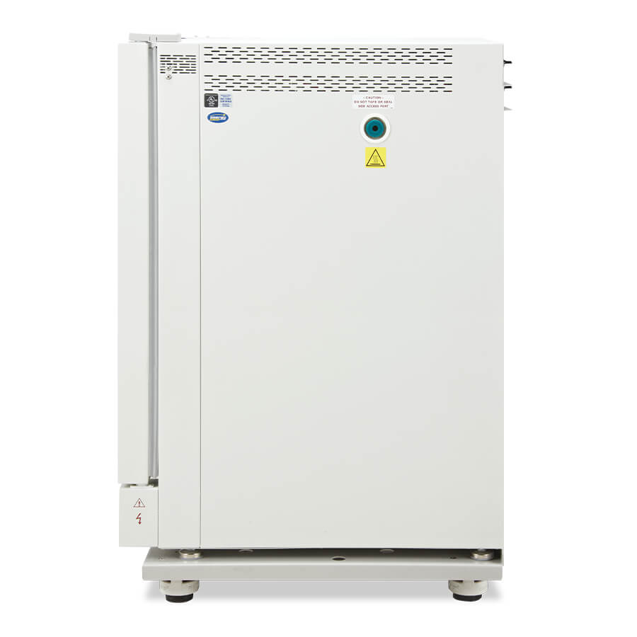 CO2 Incubator NU-5831 installed on a NU-1582 castered base side view