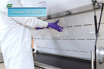 NU-813 Containment Ventilated Enclosure Panel Removal