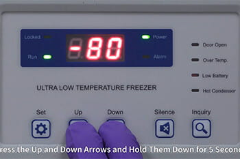 Blizzard NU-99100J Ultralow Freezer Setting High Ambient Temperature Alarm Video