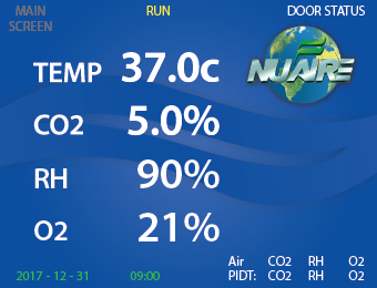 NuTouchAll 01 - Nuaire 200 L CO2 Incubator 230V
