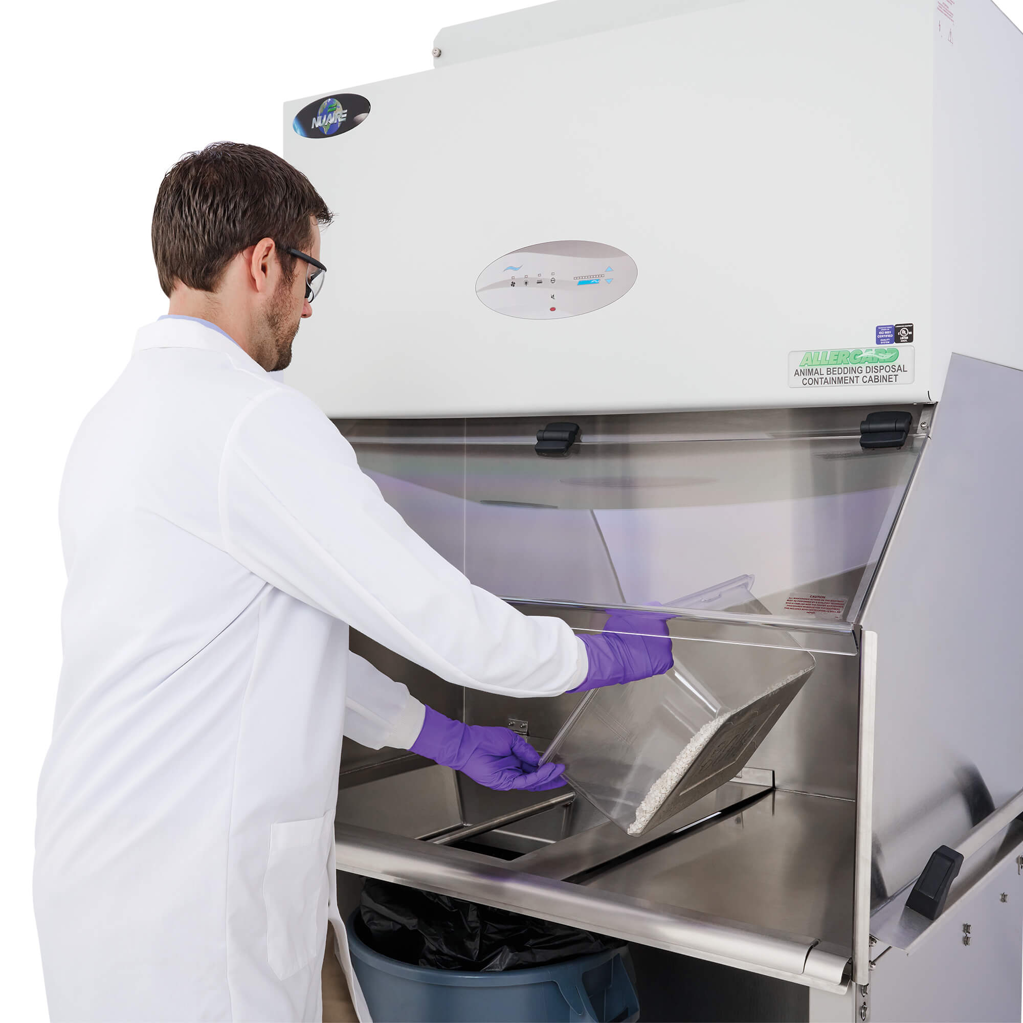 Cage Waste Station Large Access Opening