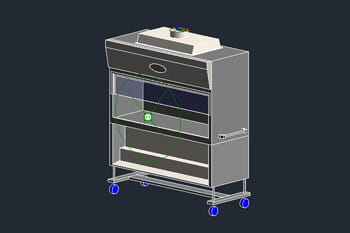 BIM Revit Model for LabGard NU-640 Biosafety Cabinet with Canopy