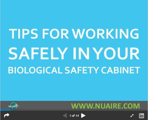 Biosafety Cabinet Working Safety Tips Presentation