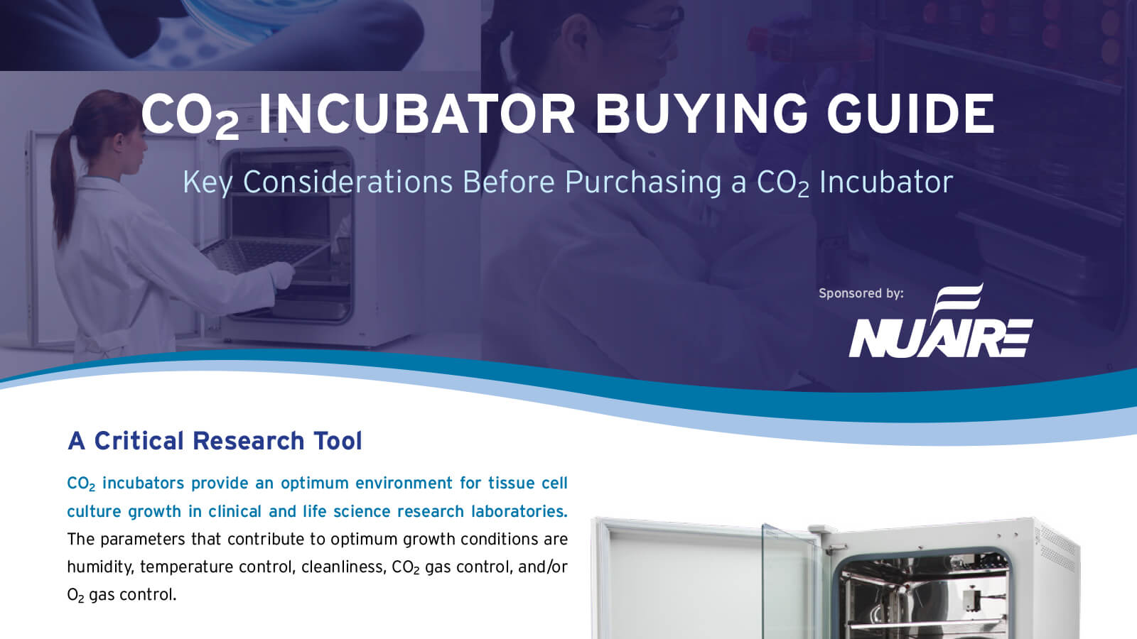 CO2 Incubator Buying Guide Key Considerations NuAire