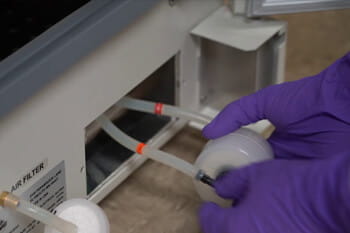 CO2 Incubator Changing the Capsule HEPA Filter