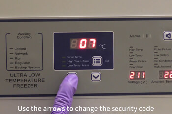 Effortlessly Set Your Blizzard Ultralow Freezer Security Code