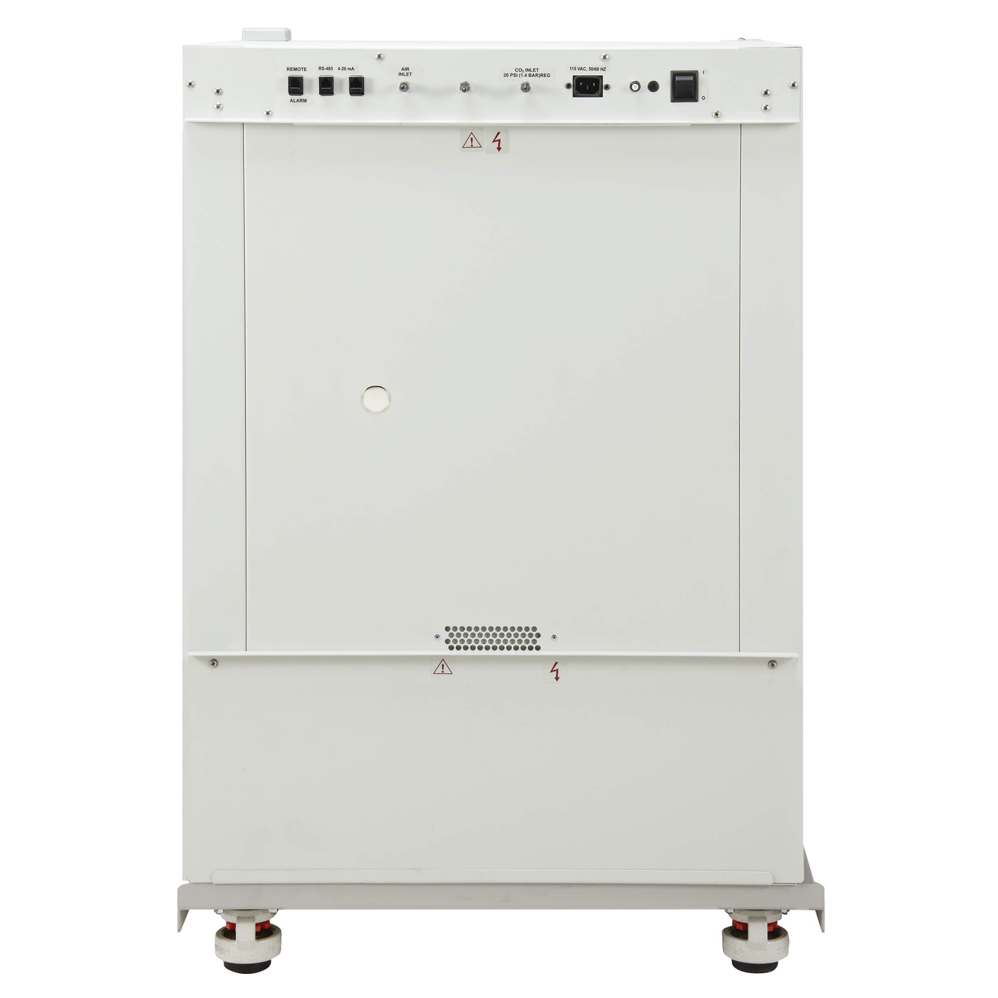 Back view of NU-5710 Direct Heat CO2 Incubator	