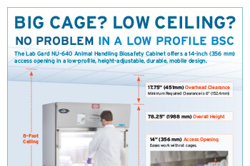 Compact Animal Handling Biosafety Cabinet for Space-Constrained Laboratories