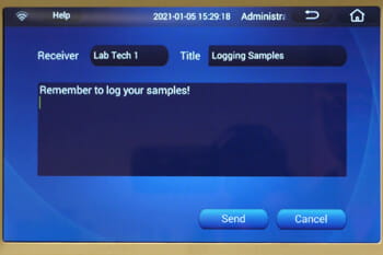 Effortless Messaging on Your Blizzard VFT Ultralow Freezer