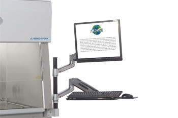 ErgoTron Monitor and Keyboard Workstation for Telescoping Base Stand
