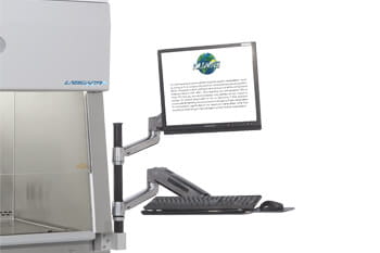 ErgoTron Monitor and Keyboard Workstation for Motorized Adjustable Base Stand