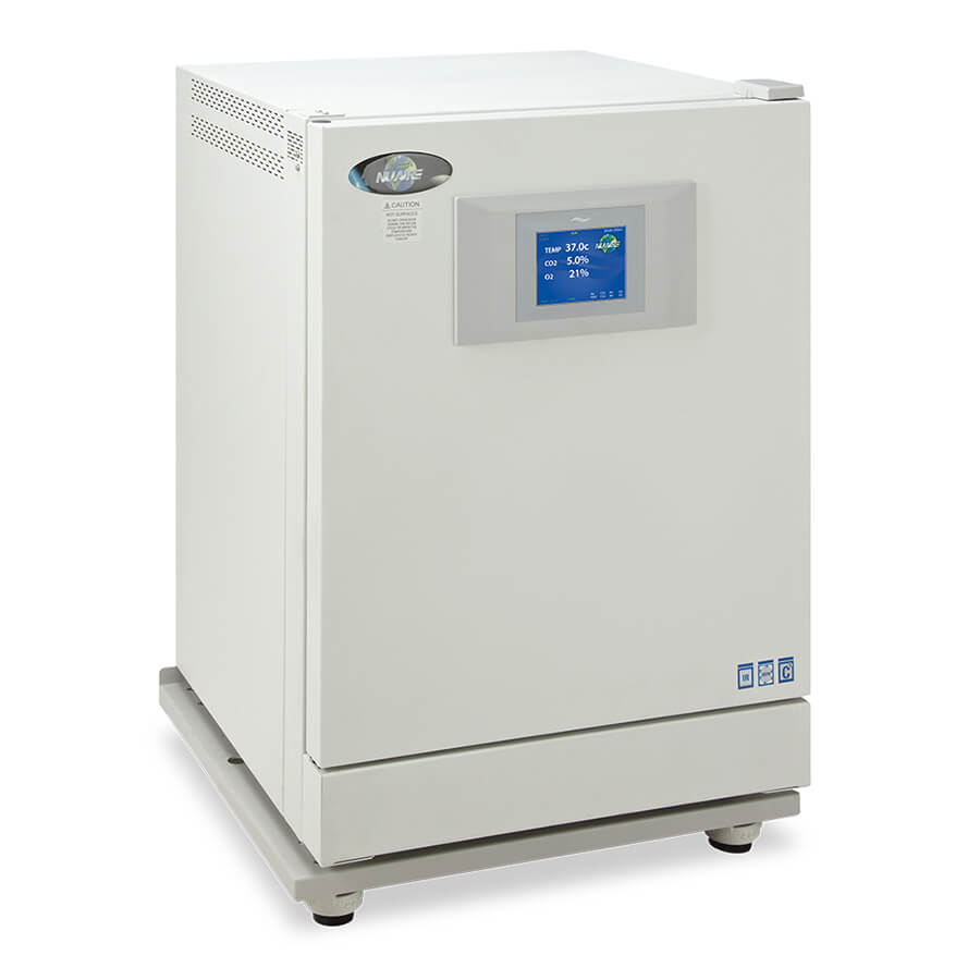 In-VitroCell NU-5731 Direct Heat 160-Liter CO2 Incubator featuring Oxygen Control on NU-1582 Castered Platform