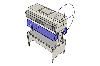 NU-620 Animal Transfer Station 3D Model