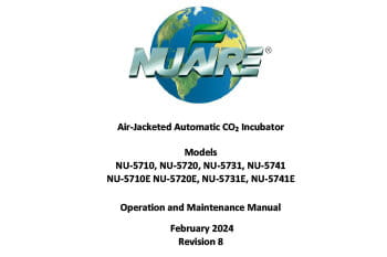 OM0249 NU-5710/E through NU-5741/E CO2 Incubator Manual