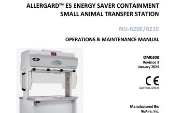 Animal Transfer Station NU-620E and NU-621E Series-F Manual