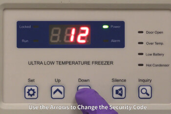 Set Your Blizzard NU-99100J Freezer's Security Code for Service Settings