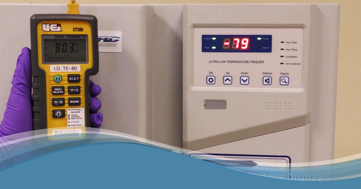 Temp Calibration Offset Guide NU91000J Freezer NuAire