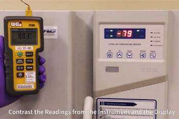 Setting Temperature Calibration Offset NU-91000J Freezer