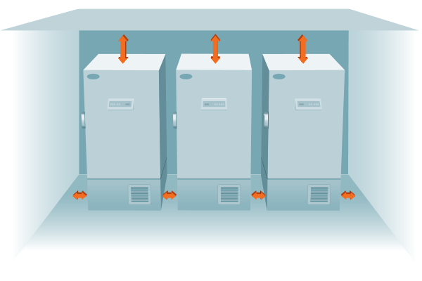 ultralow temperature freezer placement 600x400 - Why Lab Design is Critical to the Safety of Personnel