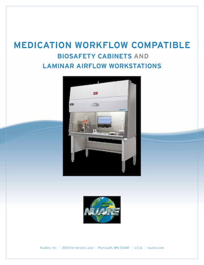 Medication workflow compatible primary engineering controls