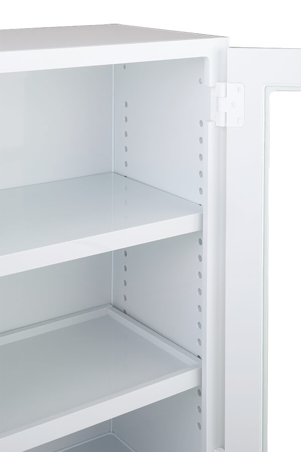 Polypropylene casework shelving