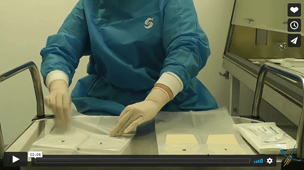 Donning Double HD Sterile Gloves