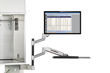 NU-200-163 ErgoTron Workstation for Motorized Adjustable Base Stand